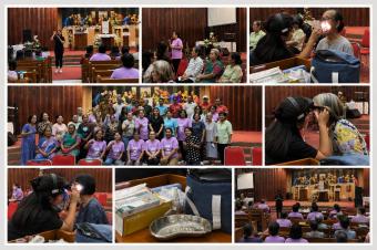 Bakti Sosial Pelayanan Kesehatan Lansia di Gereja Haleluya Nanga Bulik
